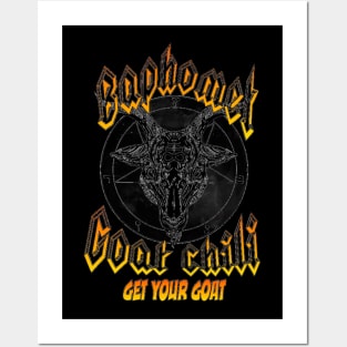 Baphomet Goat Chili Get Your Goat Posters and Art